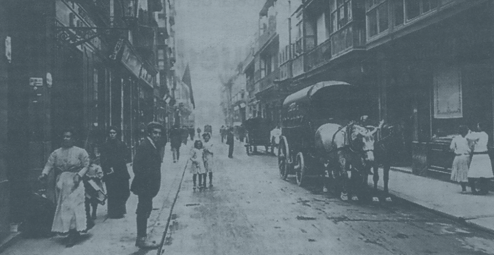 Bilboko Posta Kalea eta San Frantzisko auzoa garai historikoan
